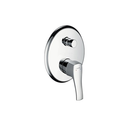 3-hole basin mixer for concealed installation with spout 228 mm wall-mounted